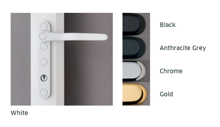 Full Back plage door handle